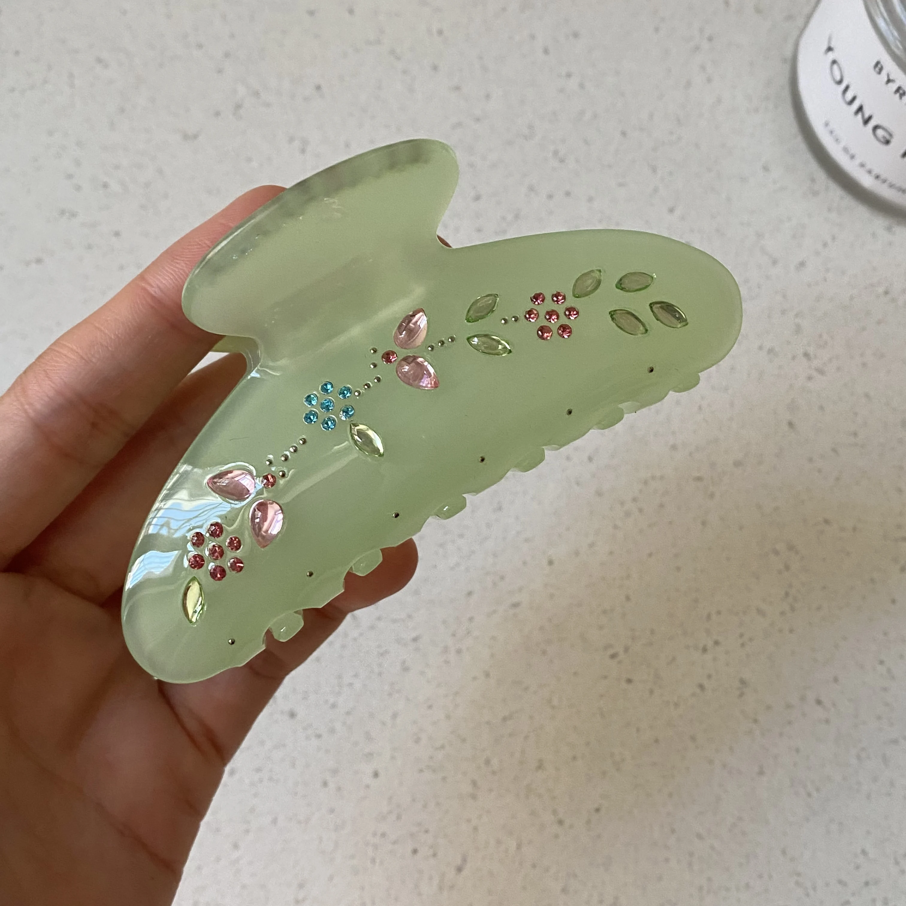 1PC Rhinestone Decor Hair Claw Clips Set, Elegant Hair Accessories for Women, Chic Hair Clamps for Daily and Party Wear