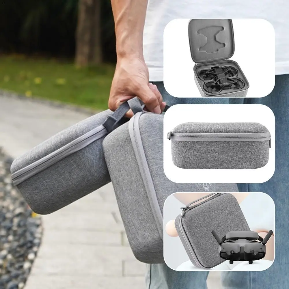 

2024 For DJI Avata 2 Storage Bag Carrying Case Remote Control Battery Drone Body 2 Pcs Handbag For DJI Avata 2 Drone Accessories