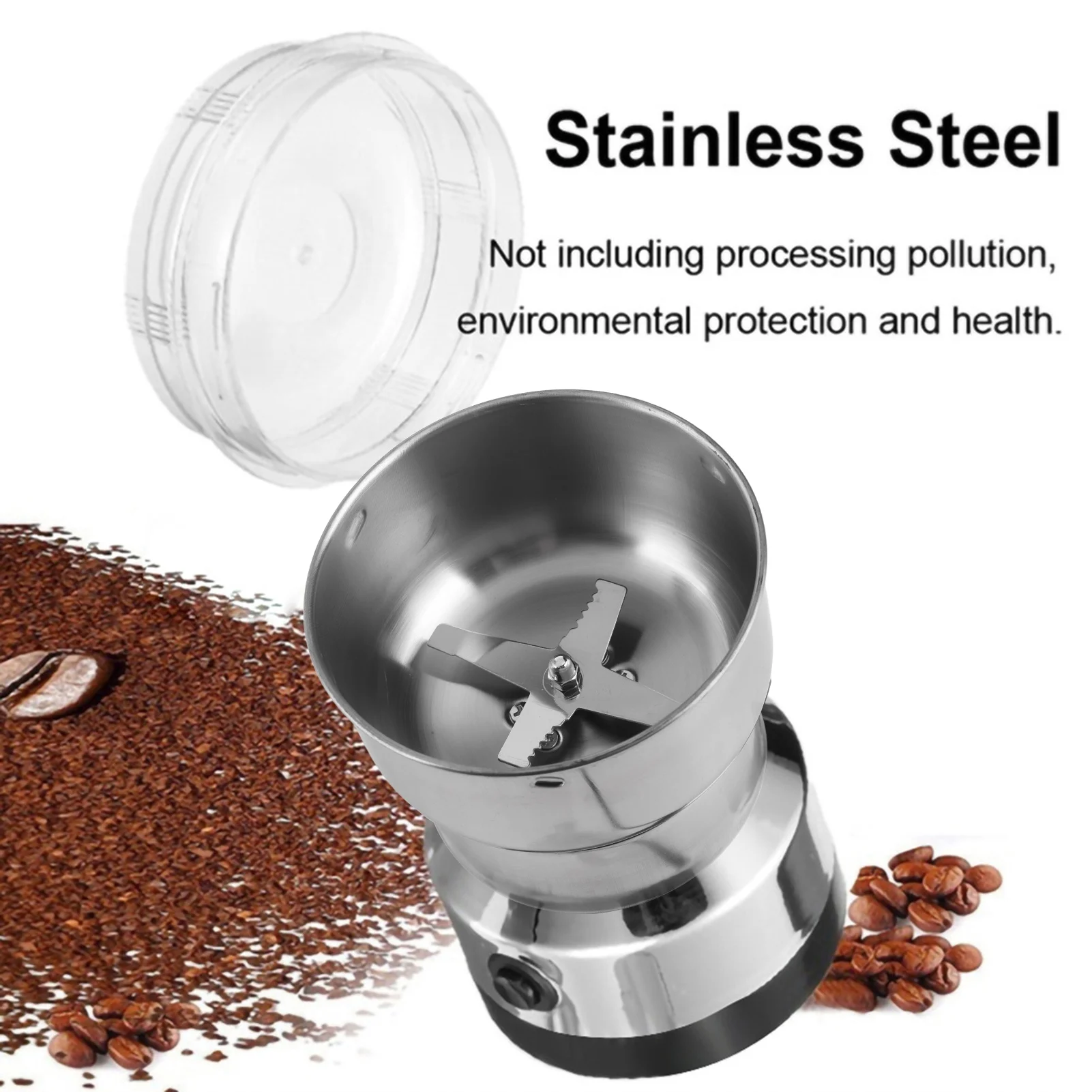 Smash Machine Electric Cereals Grain Grinder Mill Herbs Pulverizer Grinding Machine Tool Mental Electric Coffee Bean Grinder 5