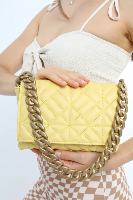 ZARA Yellow Shoulder Bags