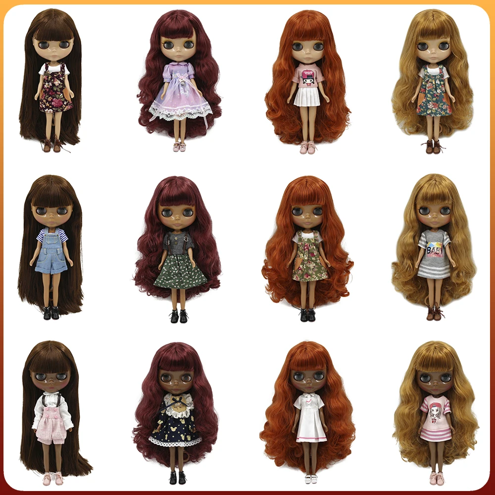 

ICY DBS Blyth 1/6 Doll Joint Body 19 Joints Body 30CM Doll Shiny Light Skin Tan Skin Dark Skin DIY Make Up Special Price Gifts