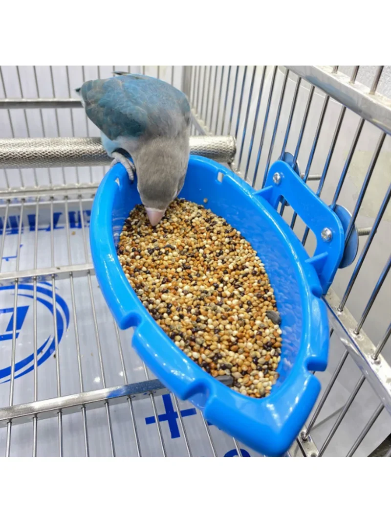 Bird Baths Tub Bowl Basin Parrot Cage Hanging Ing Box Bath Supplies Room Feeder