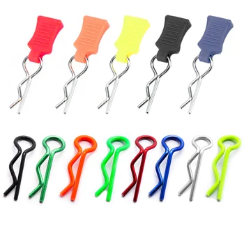 RCXAZ Body Shell Clip Pin with Fixing Bracket Aluminum Mount Set for 1/5 1/8 1/10 1/12 RC Model Car Toys Spare Parts Accessories