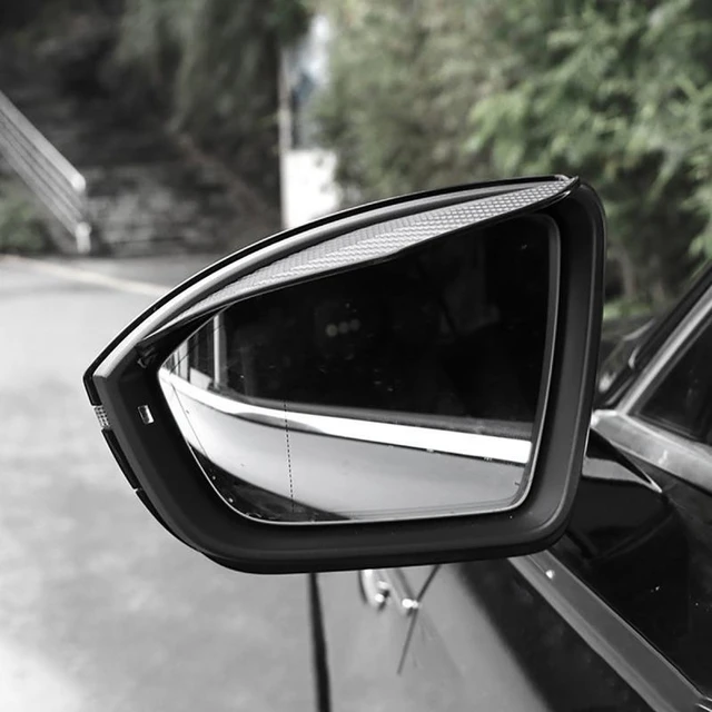 Verkauf! 2 Stück Universal Auto Rückspiegel Regenschutz Sonnenblende  Augenbraue Kohle faser Seiten ansicht Spiegel Regenschutz Auto Schutz -  AliExpress