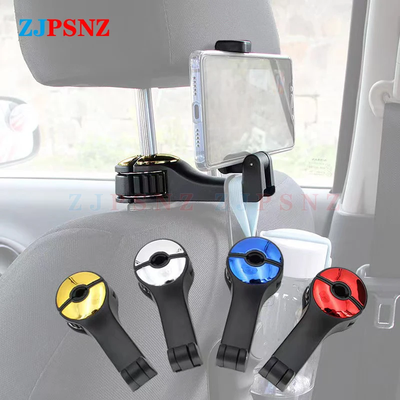 Car Seat Hooks Seat Back Hanger Hook Phone Car Holder Auto Headrest Hooks For Purse Auto Storage