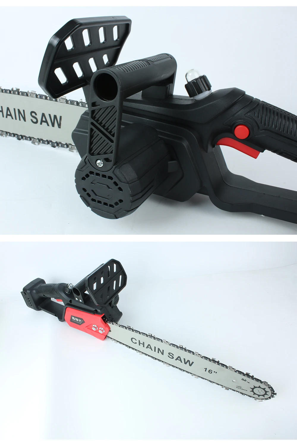12 Inch Cordless Chainsaw Electric Chain Saw Portable Handheld Wood Cutting Saw