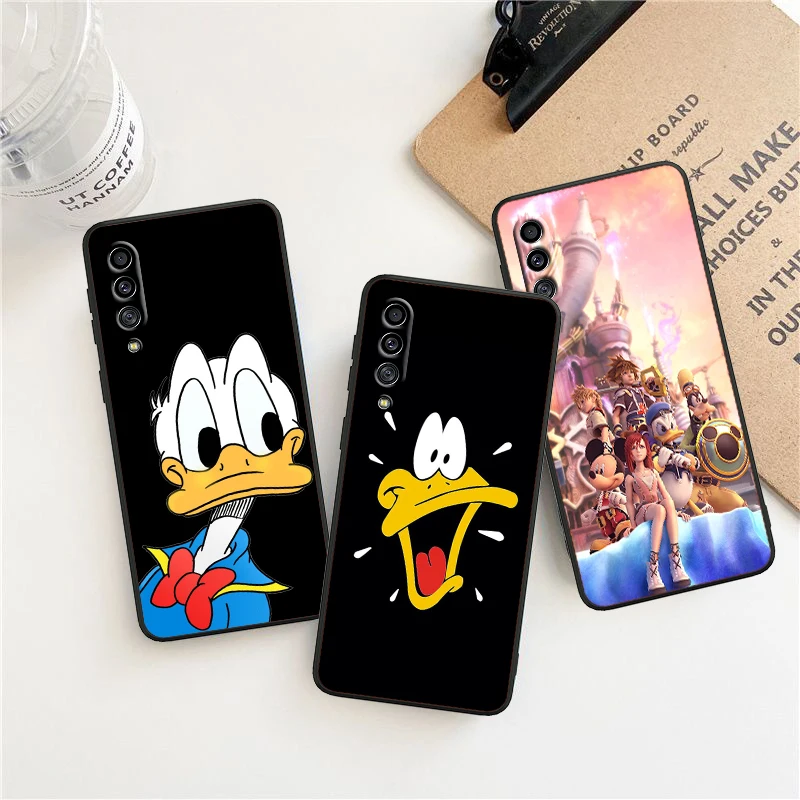 Hoạt Hình Vịt Donald Dành Cho Samsung Galaxy Samsung Galaxy A90 A80 A70 S A60 A50S A30 S A40 S A2 A20E A20 S a10S A10 E Đen Ốp Điện Thoại TPU