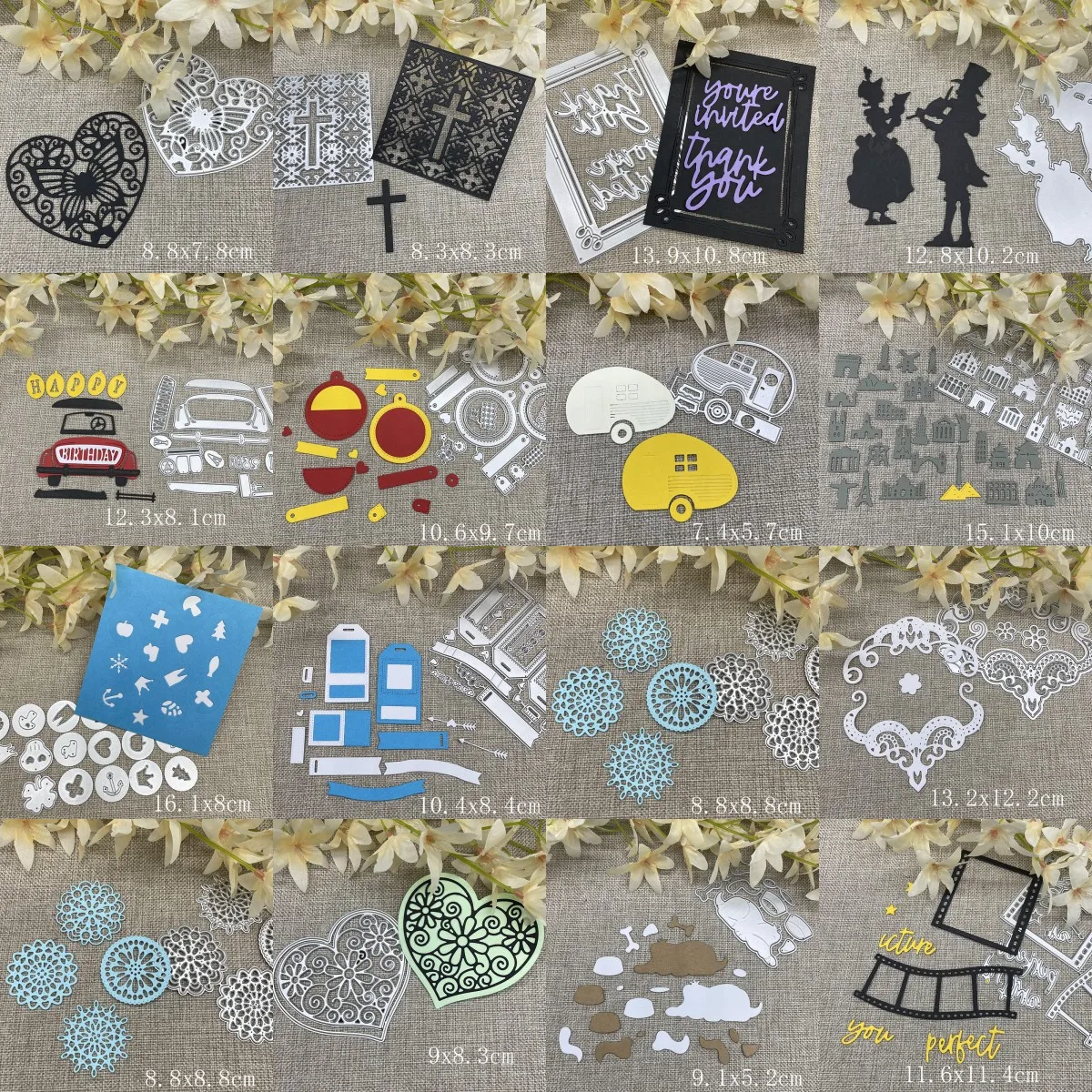 Neue Serie Metalls chneid werkzeuge Schablonen für DIY Scrap booking dekorative hand gefertigte Stanz schablonen form
