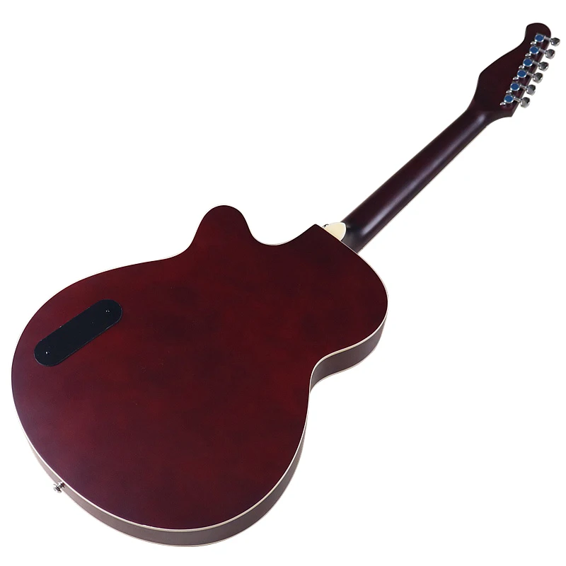 40 inch Acoustic Electric Guitar 6 String Thin Body Folk Guitar acoustic electric guitar