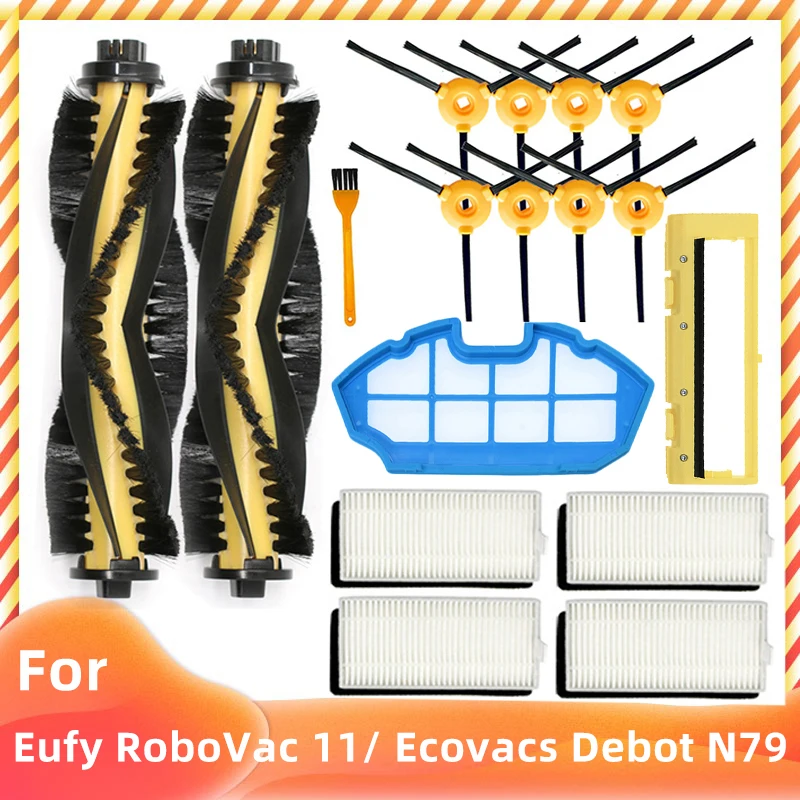 For Eufy Robovac 11/11C Ecovacs Debot N79 N79S Dn622 Conga Excellence 990 Spare Parts Main Side Brush Hepa Filter Accessories