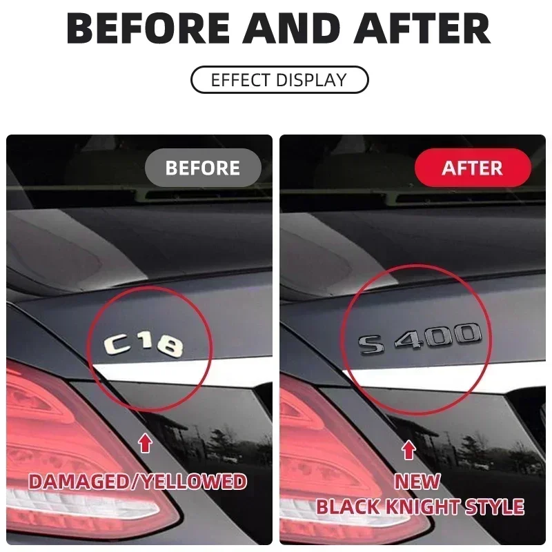 고급스러운 디자인과 뛰어난 품질의 메르세데스 벤츠 AMG G S 클래스 자동차 트렁크 명판 로고 스티커
