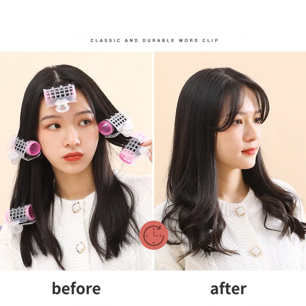 3Pcs/Lot Hair Rollers Bang Roll Curler Hair Curler Plastic Self-adhesive Curling Hairdressing Tool Girl Beauty Styling Tool