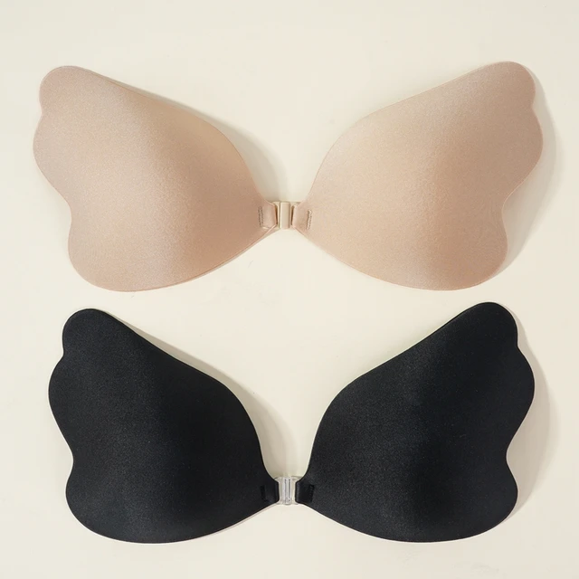 Seamless Wireless Adhesive Stick Bra Strapless Push Up Bras Women Sexy  Backless Lingerie Invisible Silicone Bralette (Color : B, Cup Size : B) :  : Clothing, Shoes & Accessories