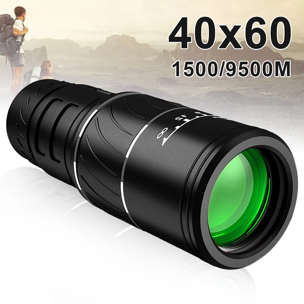 S20caaf157b154e2c906f23d806814f69L 40X60 Telescope Professional Monocular Powerful Binoculars HD Pocket Telescope for Travel Holiday as Gift Teleskop