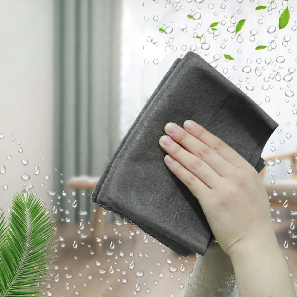 

Microfiber Towels Glass Cleaner Towel Reusable Cloth Anti-Grease Wiping Rags Tableware Wipe Cloth Household Cleaning Cloth Tools
