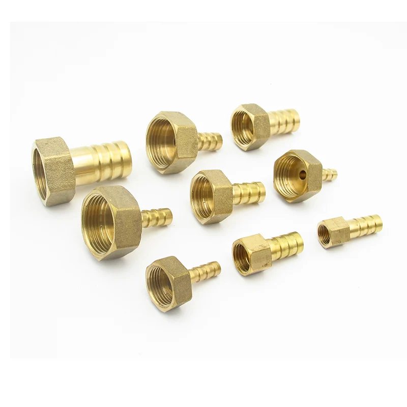 

4mm 6mm 8mm 10mm 12mm 14mm 16mm 19mm 25mm 32mm Hose Barb 1/8" 1/4" 3/8" 1/2" 3/4" 1" Female BSP Brass Pipe Fitting Connector