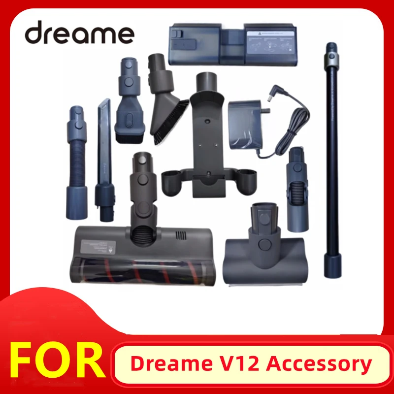 Pro Acessórios Hepa Escova de Chão Filtro Base de Carregamento Extensão Rod Adaptador Cama Escova Original Dreame-v12 V12