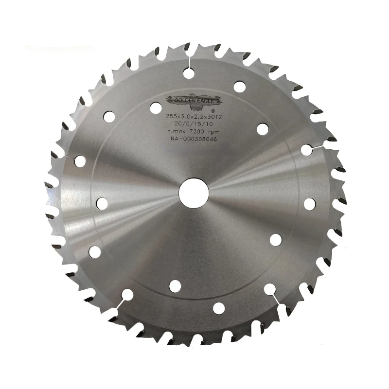 golden-eagle-camelback-tooth-alloy-saw-blade-255-24-17-254-30t2w-industrial-grade-resin-flat-plate-multi-blade-saw