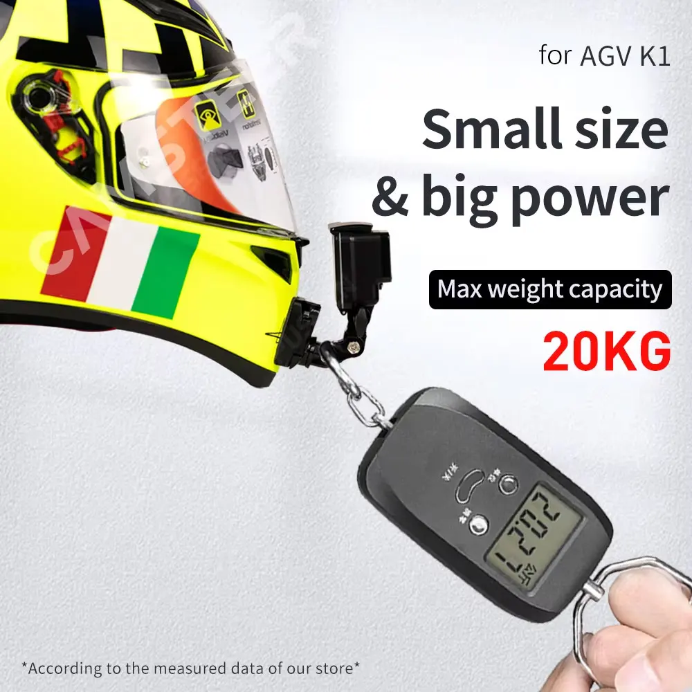 Custom Aluminium Chin Mount for AGV K1 K1s Helmet GoPro Hero 12 11 10 9 Insta360 X4 X3 Ace pro DJI Action 5Pro 4 3 Camera action camera accessory action camera holder action camera mount