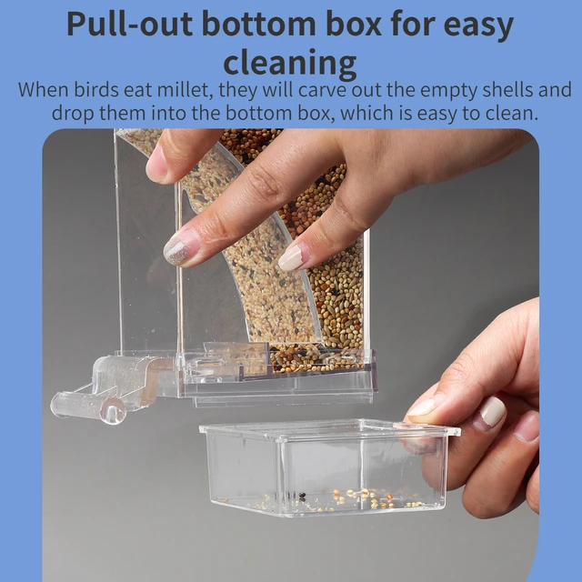 1pc Automatic Bird Feeder for Pet Birds - Convenient and Easy to Use 4