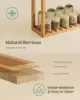 Bamboo Bathroom Shelf, 3-Tier Adjustable Plants Rack, Wall-Mounted or Stand, in the Living Room, Balcony, Kitchen 5