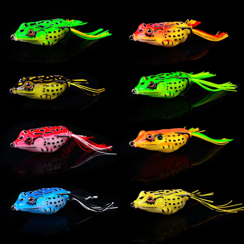 Leurres Souples Pêche Jaune/rouge Flottant Submersible - Lot De 50