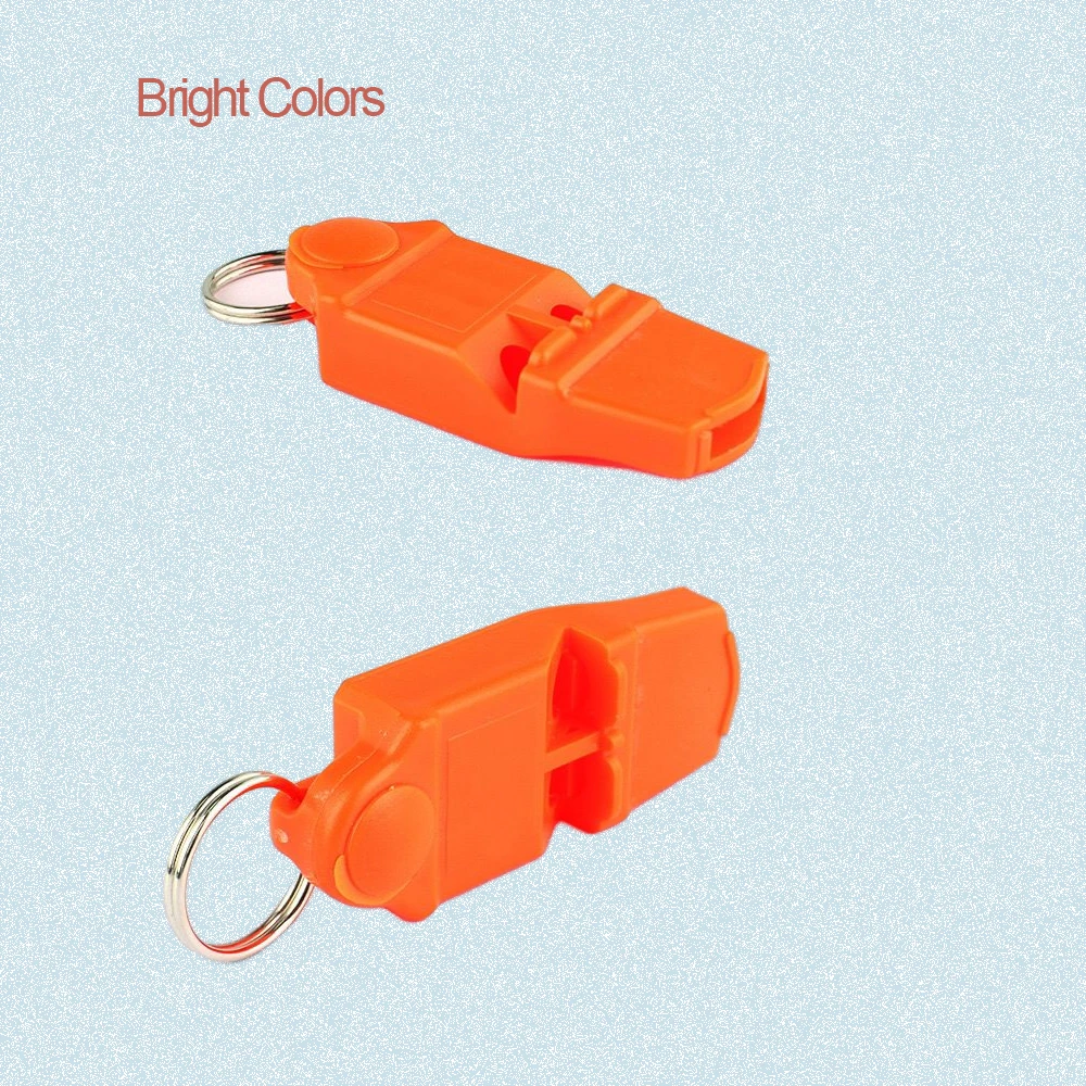 Referees Neck Whistle 130dB Convenient Lanyard Slim Profile Durable ABS Perfect Sound