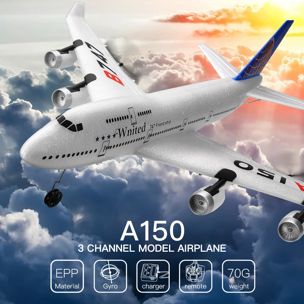 Мини-Дрон WLtoys A150 с дистанционным управлением, 2,4G, 3 канала