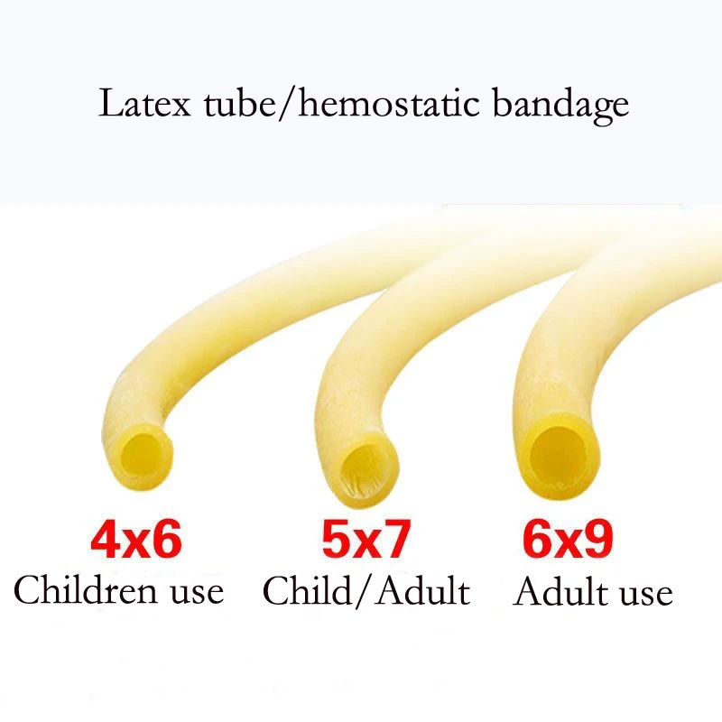 3M,5M,8M Tubo In Lattice Per Esterni Tubo In Gomma Elastica Ad Alta Elasticità Cinturino Elastico Ad Alta Resilienza-Id X Od-3*5/4*6/5*7/6*9-Multi-Uti