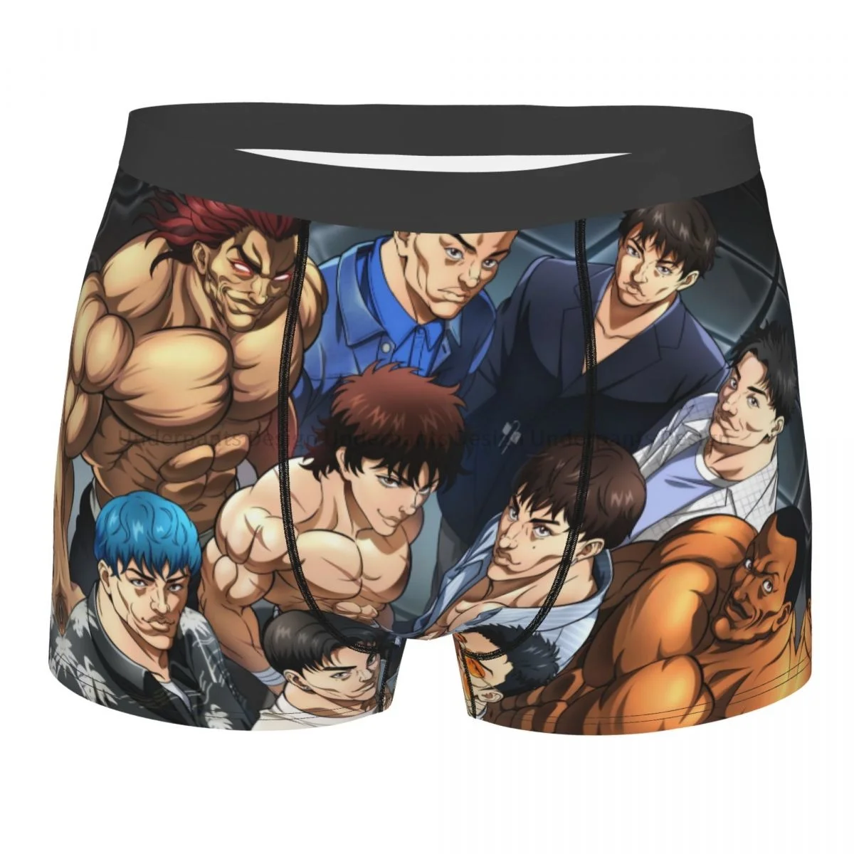 Baki hanma yujiro luta mangá personagens cuecas de algodão cuecas  masculinas cuecas estampadas shorts boxer briefs - AliExpress