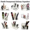 Transparent Acrylic Makeup Organizer Cosmetic Brush Storage Box for Eyebrow Pencil Lipstick Nail Polish Plastic Beauty Egg Case 1