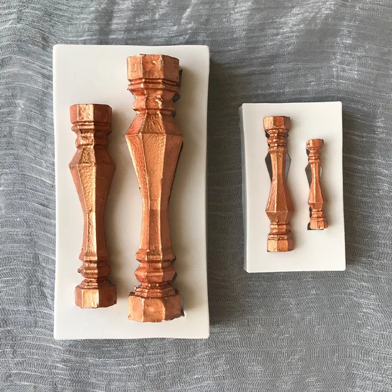 

European Style Bulding Rome Column Shaped Fondant Silicone Mold Gumpaste Chocolate Mould DIY Kitchen Cake Decorating Tools