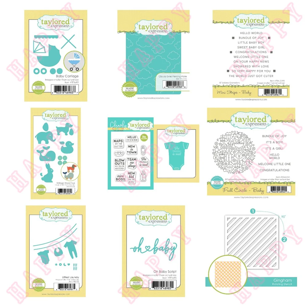 

2022 New Wide Variety of Baby Products and Toys Metal Cutting Dies Stamps Stencil Diy Scrapbook Paper Card Decor Embossing Molds