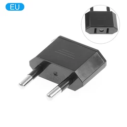 Universal Travel Plug Adapter, Type C EU Power Converter - Compact Electrical Socket (EU - Black)