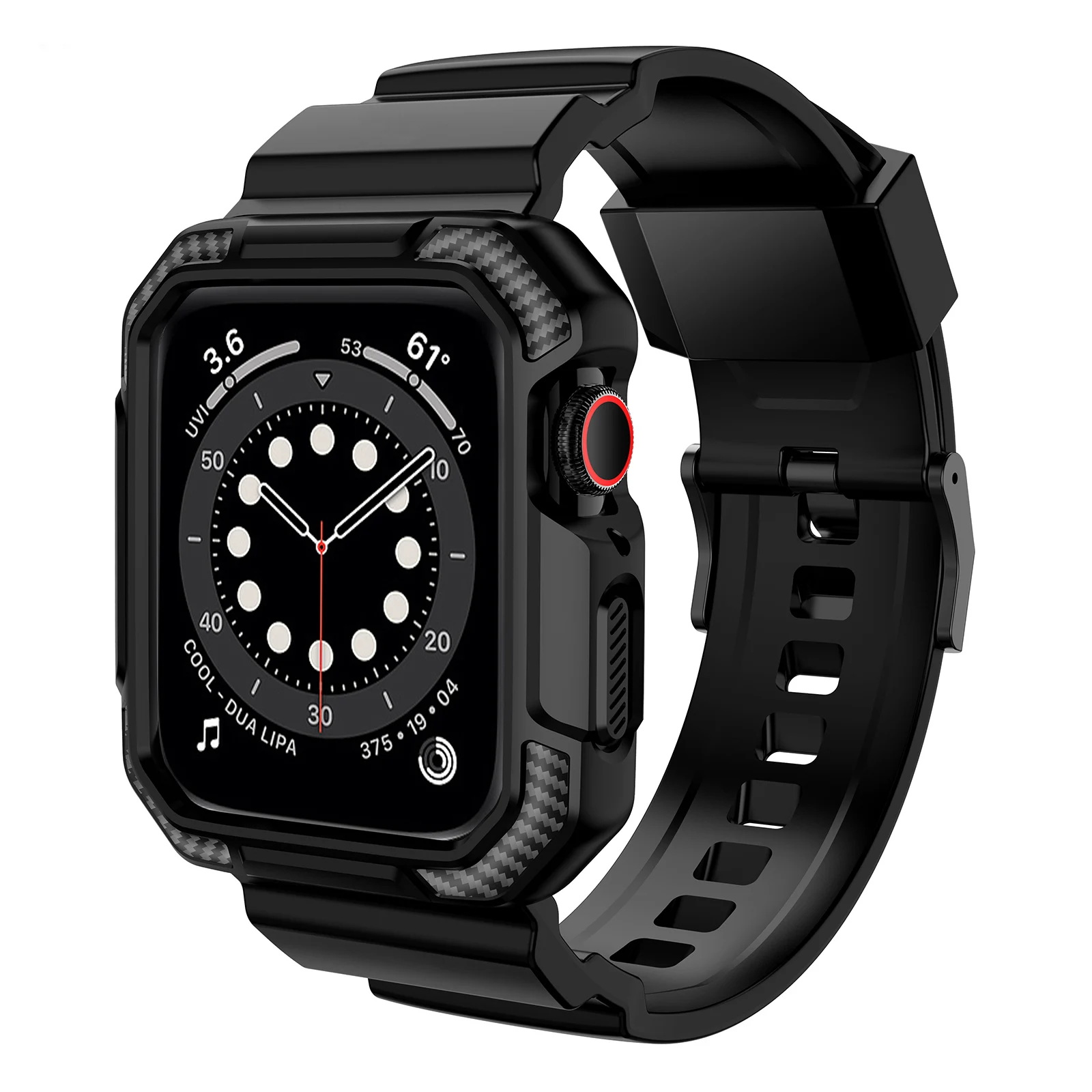 

Rugged Armor Pro Designed Strap For IWO Series 6/7 Smart Watch Z36 T100 Plus W37 Smartwatch Wrist Belts T500 X6 W26Pro For DT100