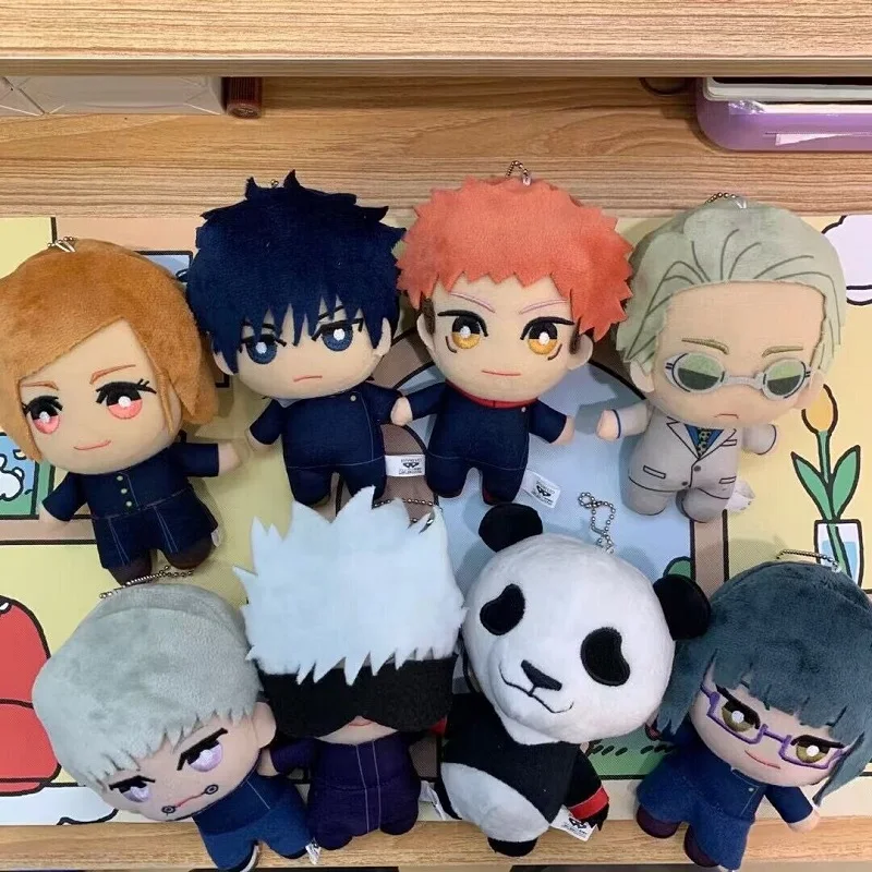 

15cm Anime Jujutsu Kaisen Plush Gojo Satoru Fushiguro Megumi Itadori Yuji Mini Plush Soft Stuffed Toy Doll Pendant Keychain Gift