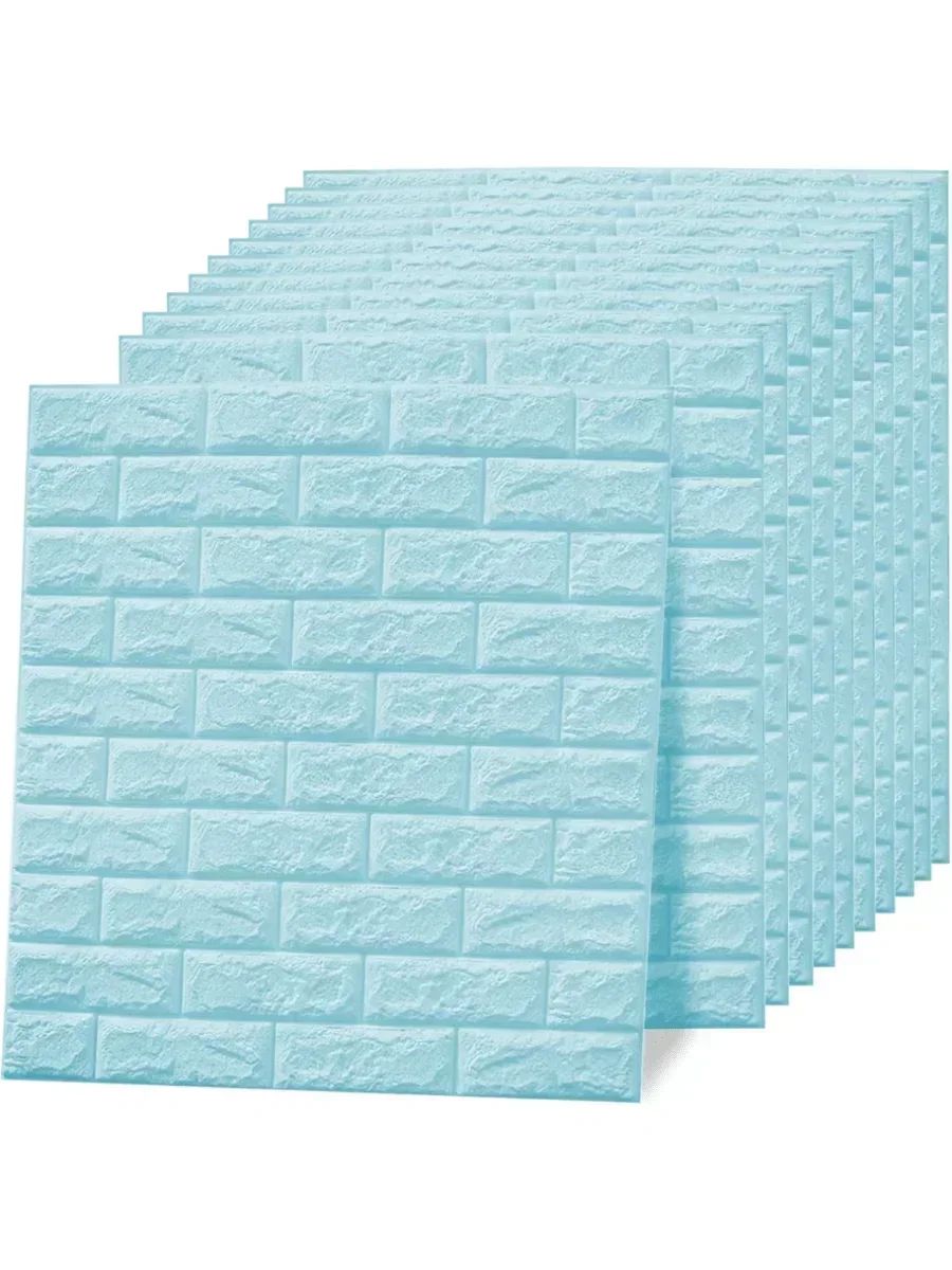 20x7.5cm 3D Wall Panels Peel and Stick Wallpaper Sticker Self-Adhesive Waterproof Foam Interior Wall Decor Bathroom Home