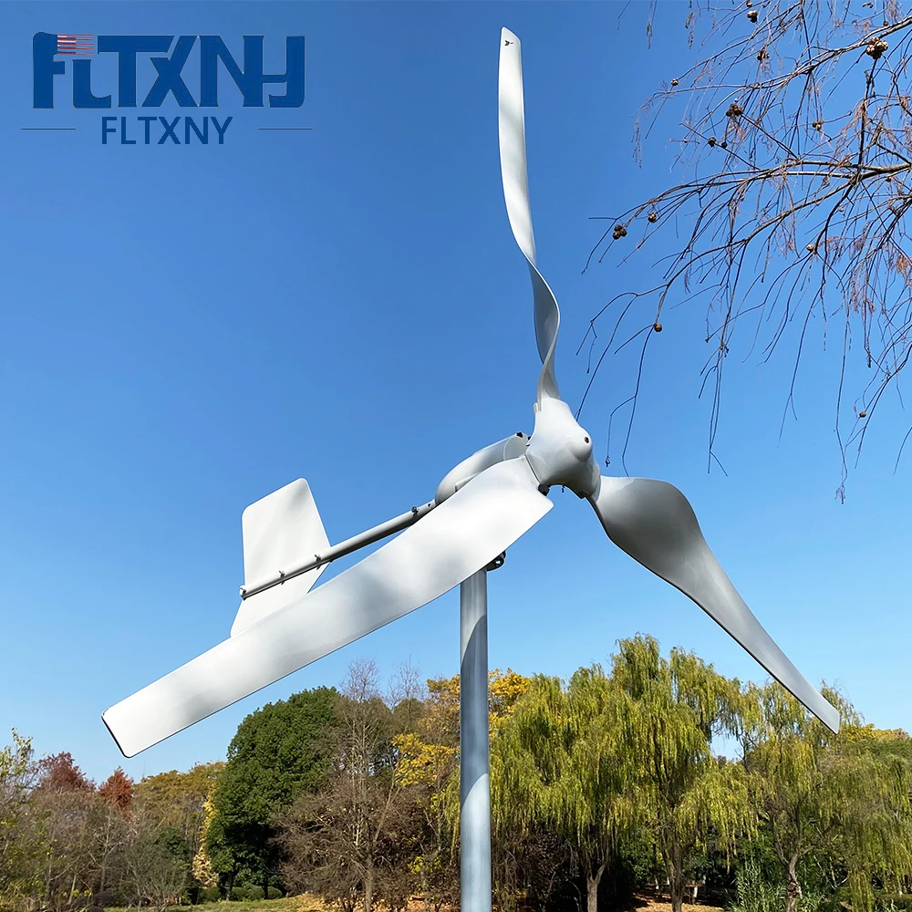 China Factory 2000W 24V 48V 96V Horizontal Wind Power Turbine Generator 2KW  Home Farm House Windmill - AliExpress