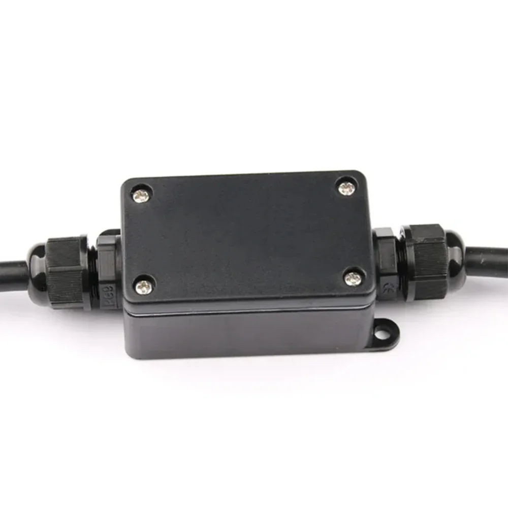 Electrical Cable Connector 1 Pcs 2 Way IP66 Outdoor Waterproof Cable Connector Junction Box With Terminal 450V