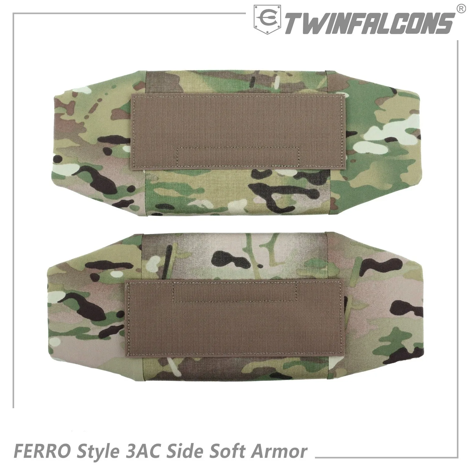 

TW-P154 Twinfalcons 3AC Side Armor Pouch With Model Soft Plate For FCPC V5 AOR1 Multicam Airsoft Wargame Milsim Ferro