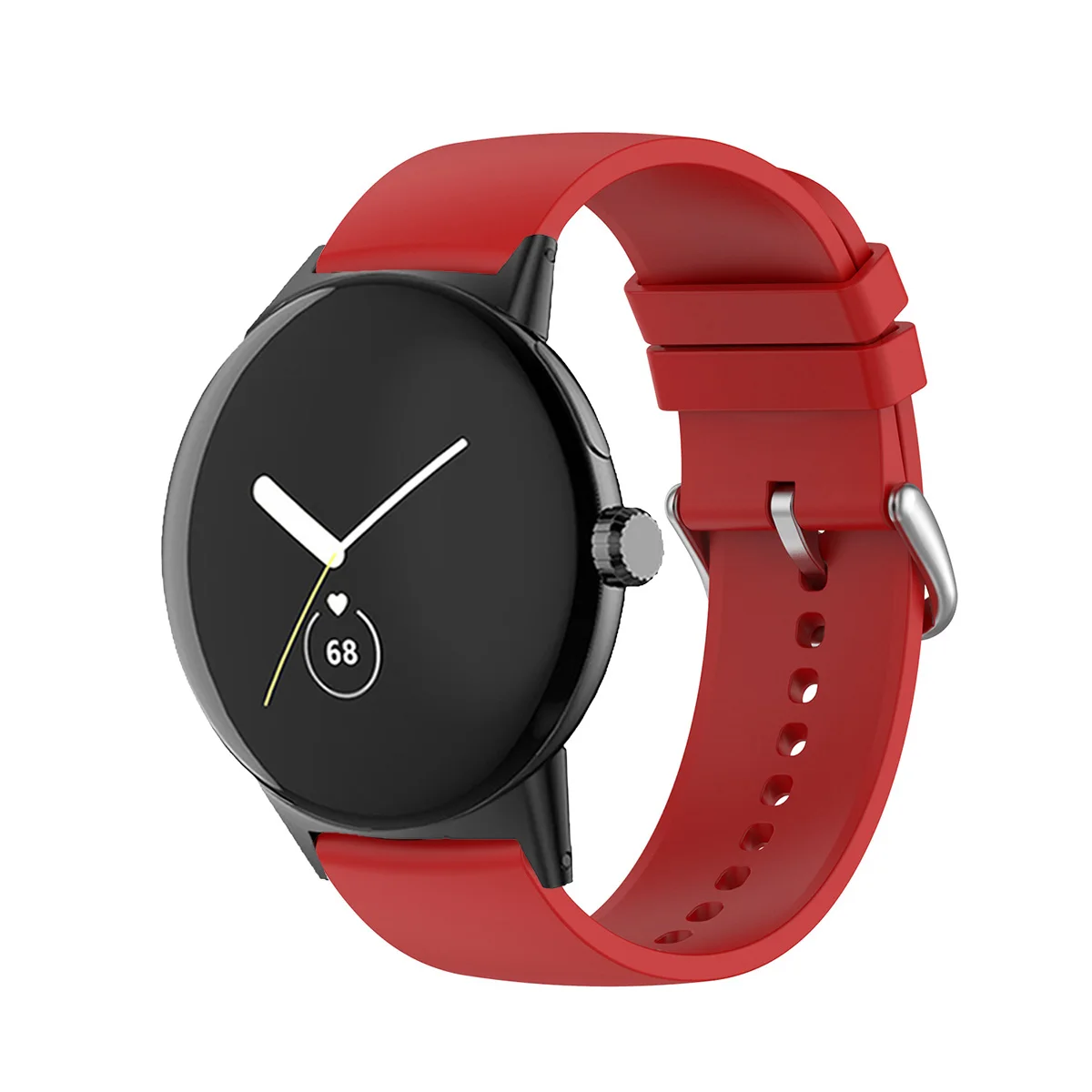 Enhanced Silicone Sport Band for Google Pixel Watch - Smartwatch Wrist Bracelet Accessory