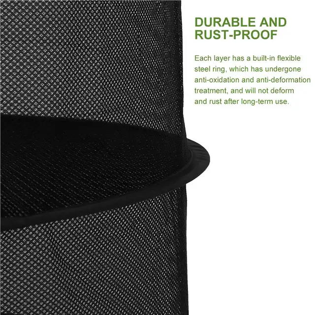 6 Rétegű Gyógynövény Szárítás Nettó Fűszer Függő Kertterület Megtakarító Száraz Állvány - Image 3