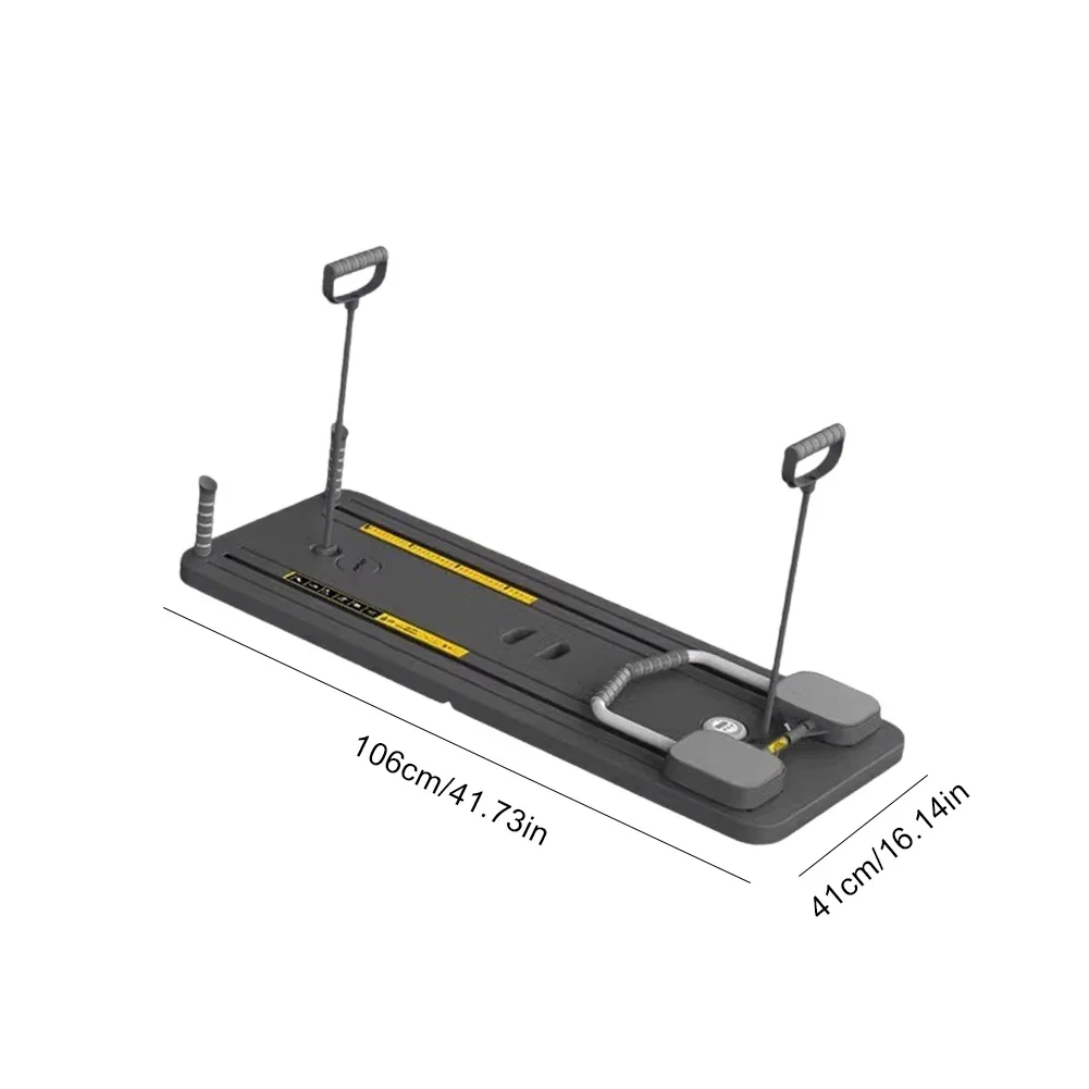 Multifunctional Fitness Board Exercise Machine with Timer Workout Board Foldable Push Up for Full Body Workout