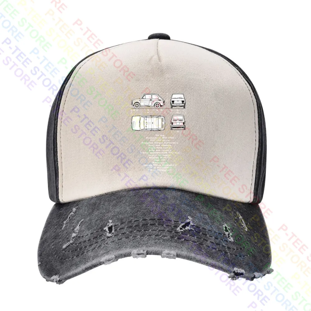 Italia Fiat 126 01 Berretto Da Baseball Cappellini Snapback Cappello Da Pescatore Lavorato A Maglia
