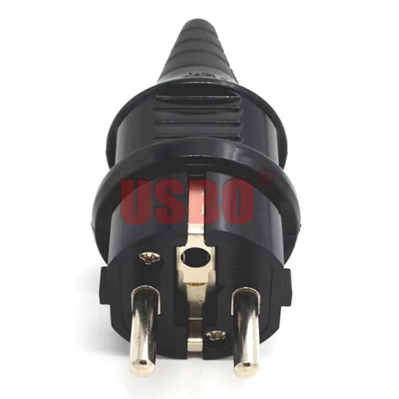 Multicolor Waterproof 16A 250V EU Standard Industrial Plug