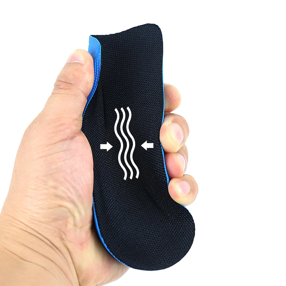 1Pair PU Height Increase Insoles Shock Absorption Heel Cushion Pads Height 2 4cm Anti slip Lift Shoes Inserts For Men & Women