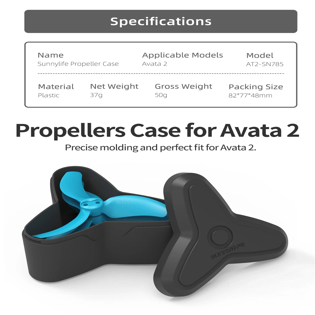 Drone Accessories Sunnylife 3032S Propellers for DJI Avata 2 Drone Propeller Storage Box