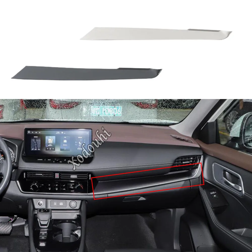 

Center Control Dashboard Panel Decoration Trim Strip Car Interior Accessories For Nissan X-trail Xtrail Rogue 2021 2022 2023