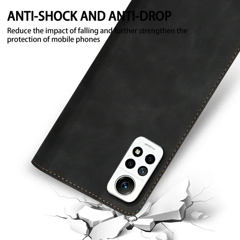 Elegant Magnetic Flip Leather Wallet Case