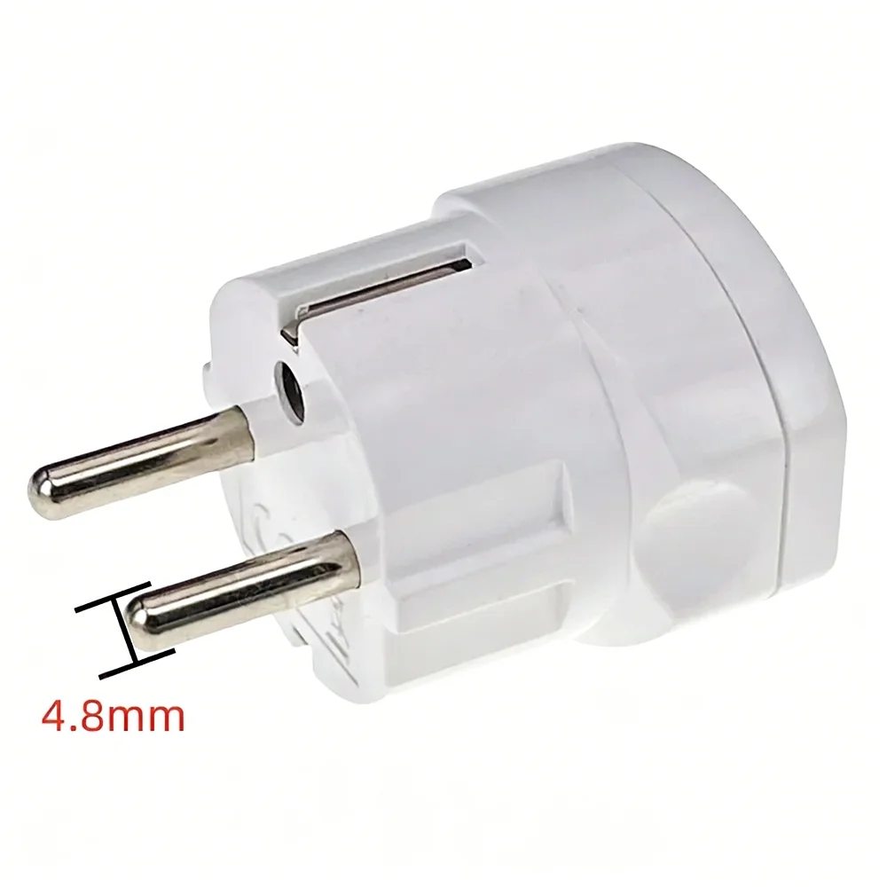 Universal Italy to EU Type-F Plug Adapter - European Travel Power Converter